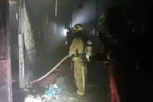 آتش سوزی بازار