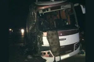 واژگونی اتوبوس