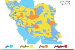نقشه کرونایی