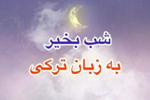 شب بخیر به ترکی