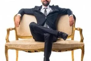 انداختن پا روی هم