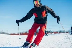 آسیب زانو اسکی