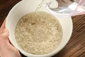 برنج خیس شده