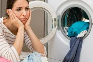 جمع شدن آب در لباسشویی