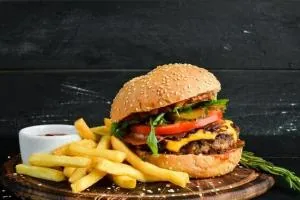 همبرگر خانگی