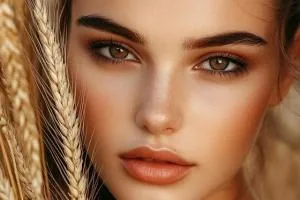 آرایش پوست گندمی