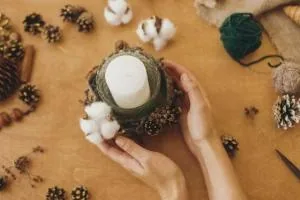 تزیین شمع