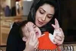 میلیشا مهدی زاده و دخترش