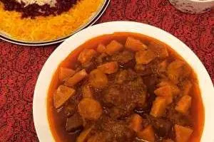 دستور پخت خورش به آلو