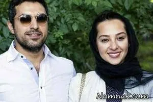 اشکان خطیبی و همسرش