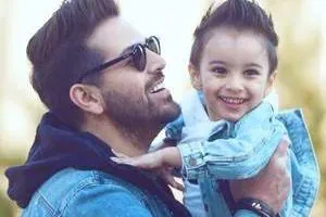 عماد طالب زاده و پسرش