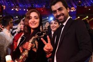 مینا ساداتی و ابراهیم ایرج زاد