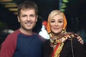 کوروش تهامی و همسرش