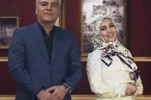 ژیلا صادقی و مهران مدیری