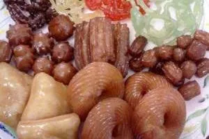 زولبیا و بامیه رنگی