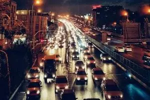 ترافیک مرد جوان