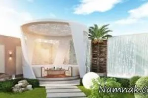حیاط ویلایی