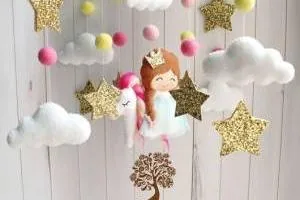 آویز نمدی تخت