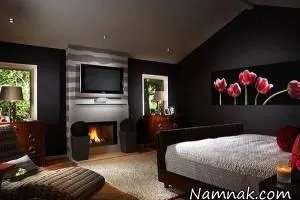 دکوراسیون رنگ تیره