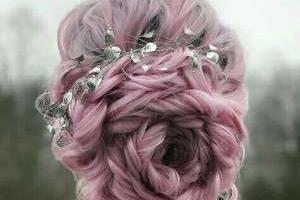 مدل مو شکل گل