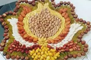 تزیین آجیل شب یلدا 