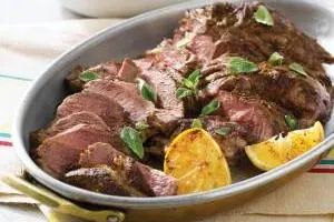 گوشت بره و سس لیمو