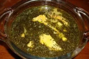 اشکنه گوجه سبز