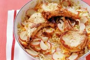 گوشت آرام پز با کلم