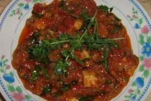 خورش گوشت و گوجه