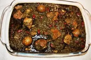 قورمه سبزی گیاهی