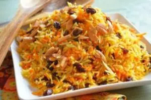 هویج پلو با دارچین