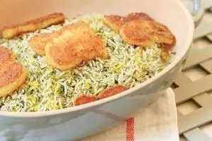 سبزی پلو دامغانی