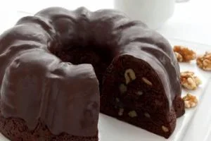 کیک‌هاى شکلاتى گردویى