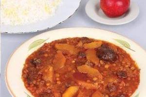 دستور تهیه خورش سیب درختی لرستان