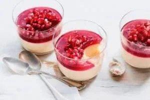 طرز تهیه دسر ژله و انار