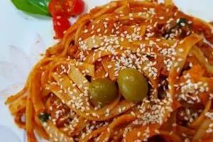 پاستا با گوشت