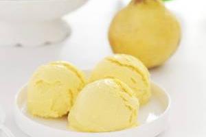 سوربه گلابی با آب انبه