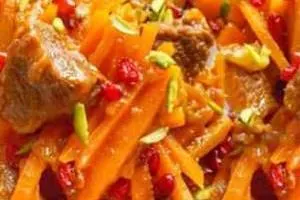 خورش هویج و پسته