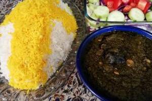 خورشت سبزی اهوازی