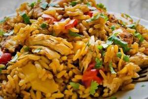 ادویه پلو با مرغ