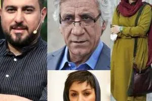 محسن کیایی و همسرش