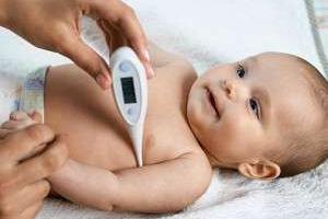 کاهش تب کودک