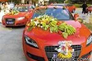 تزئین ماشین عروس