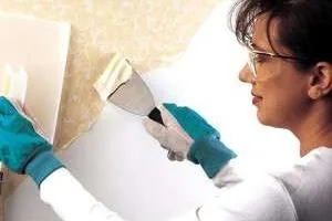 کندن کاغذ دیواری