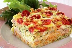 سوفله اسفناج و ژامبون