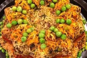 نخود پلو رژیمی