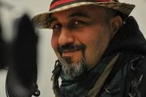 رضا عطاران و همسرش