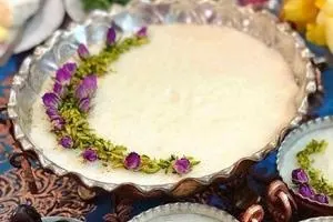 تزیین شیر برنج