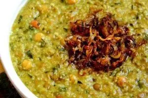 آش سبزی شیرازی