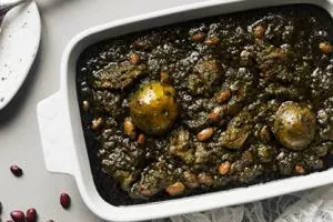 غلیظ شدن قورمه سبزی